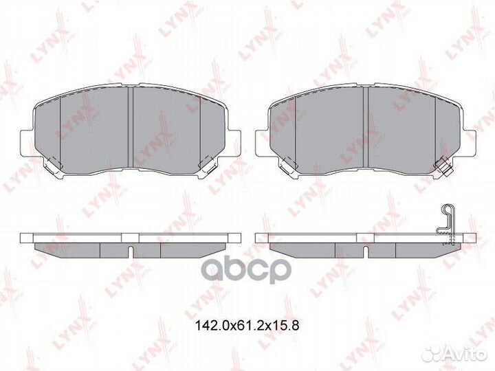 Колодки торм. диск. перед. mazda CX-5 2.0-2.2D