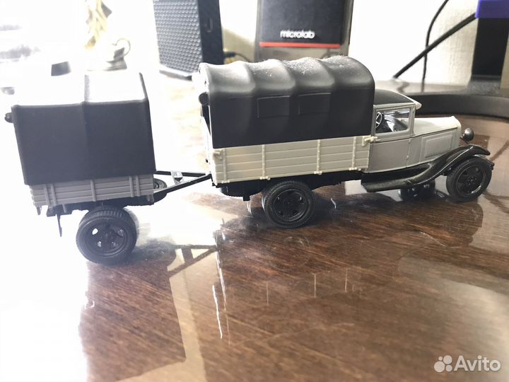 Газ-аа полуторка с прицепом