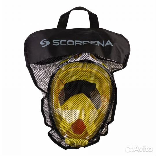 Маска полнолицевая для плавания Scorpena Swim боль