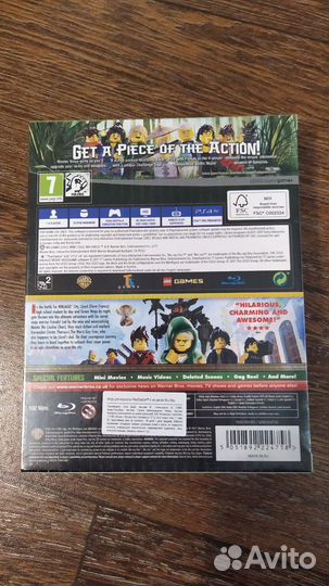 Новый диск lego Ninjago Movie Double pack PS4