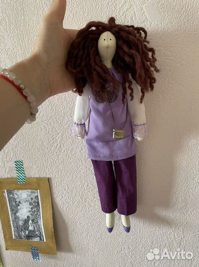 Кукла интерьерная ручная работа новая