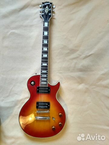 Гитара gibson custom LES paul 1977 год