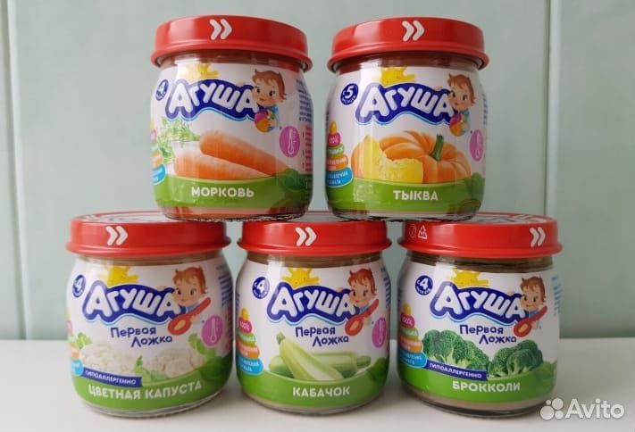 Детское овощное пюре Агуша