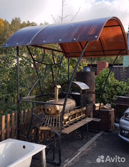 Мангал паровоз / мангальная зона