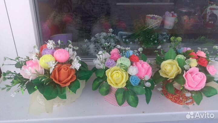 Очень красивые наборы из роз,розочек и тюльпанов