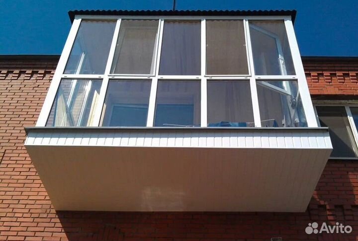 Остекление балконов и лоджий под ключ I5274