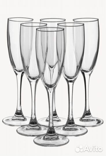 Набор бокалов для шампанского Luminarc (новые)