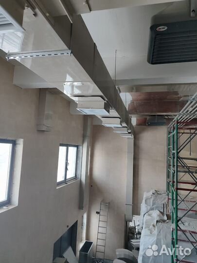 Монтаж систем вентиляции воздуха