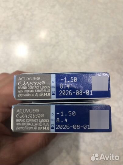 Линзы контактные acuvue oasys двухнедельные