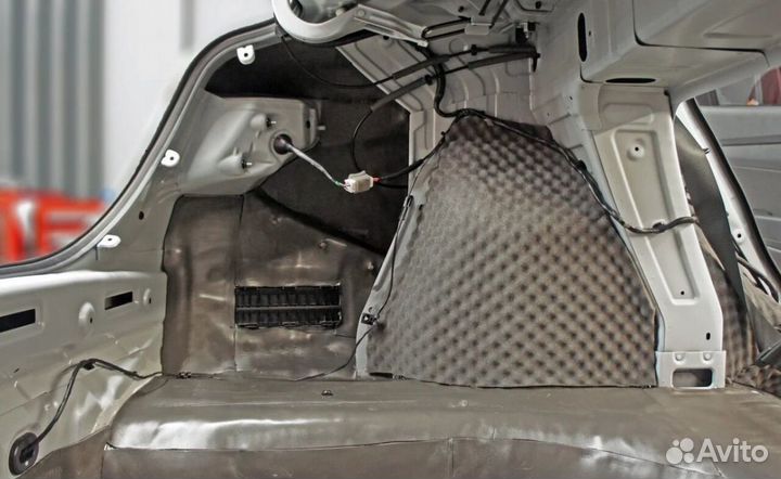 Шумоизоляция(абсорбера15(5шт) +П4В(9шт) +Jack34шт