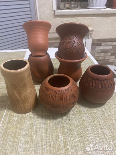 Мате калабас глина и металл