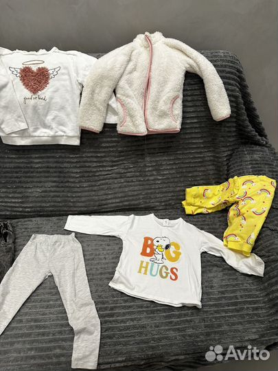 Детские вещи пакетом на девочку 4-5 лет