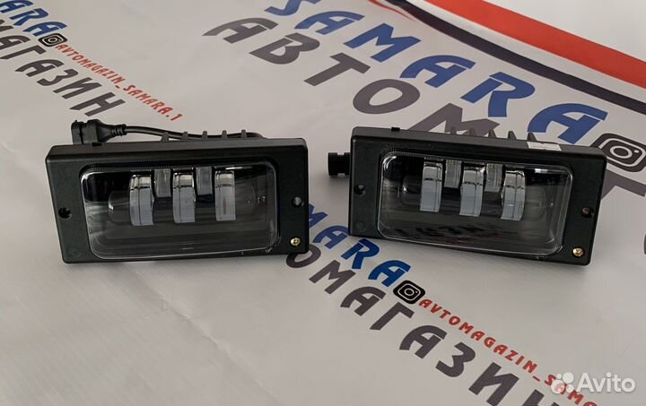 Противотуманки лед 5 линз на ваз 2110-2115