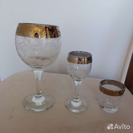 Бокалы для вина, рюмки. Подарочный набор