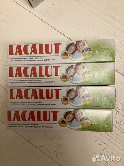 Зубная паста lacalut Baby, Elmex, в ассортименте