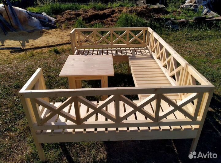 Комплект скамеек для террасы