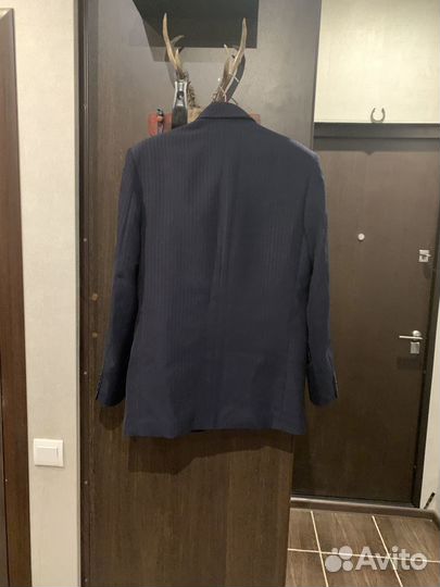 Костюмы мужские тройка из шерсти классика 46