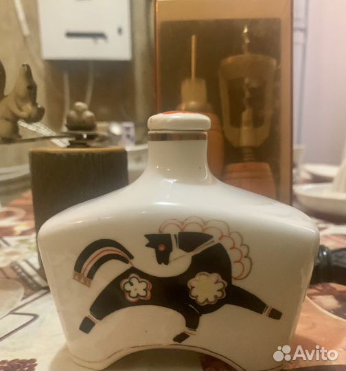 Коньячный штоф штопор и Лейка 2 х 1