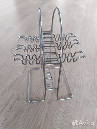 Полка хром для рейлинга, подвес, подставка