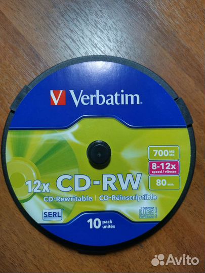 Диск оптический CD-RW
