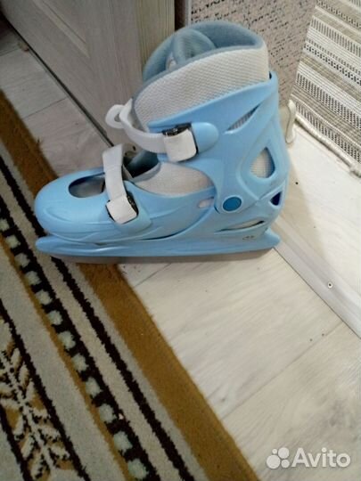 Коньки детские раздвижные 30-33
