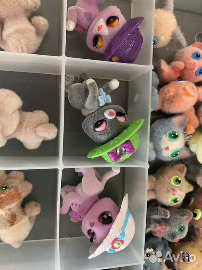 Коллекция пушистых фигурок кошечек