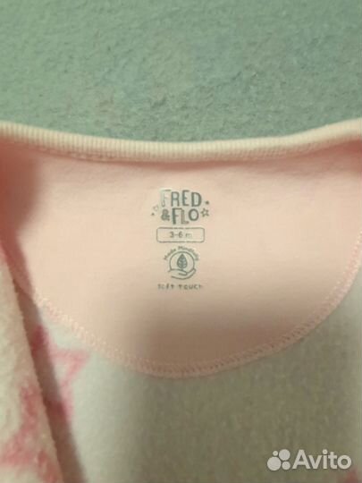 Флисовый слип комбинезон F&F