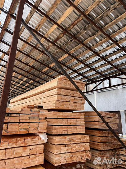 Доска обрезная 50х200х6000мм от производителя