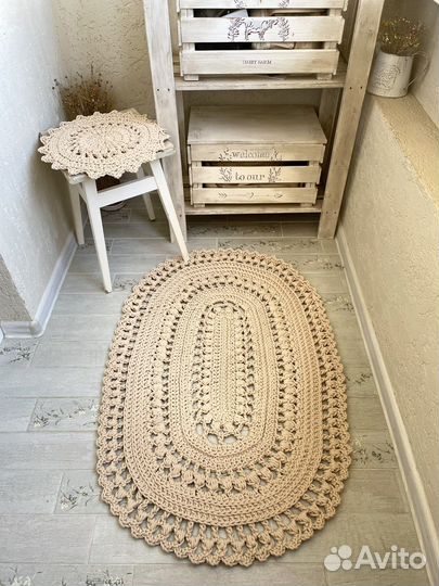 Ковер из полиэфирного шнура 5мм с сердечником