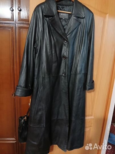 Кожаный плащ женский натуральная кожа