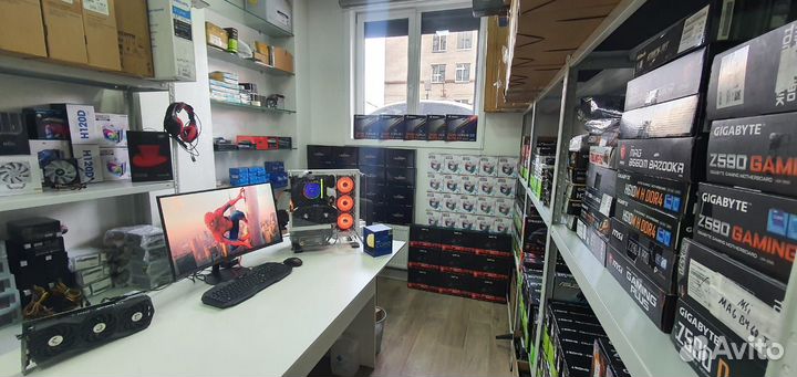 Игровой компьютер i5 10400F/SSD 500Gb/GTX 1050Ti
