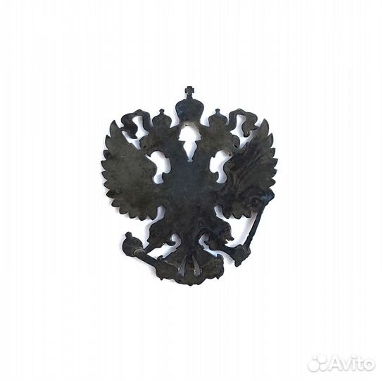 Герб России, 70х65 и 80х75, мельхиор, худож. литье