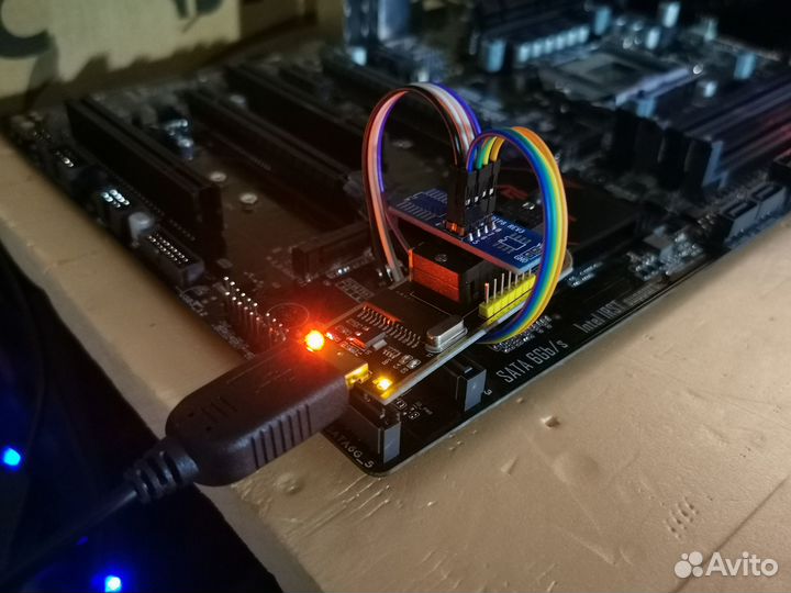 Программатор CH341a eeprom flash bios