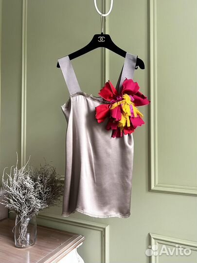 Шелковый топ Lanvin оригинал