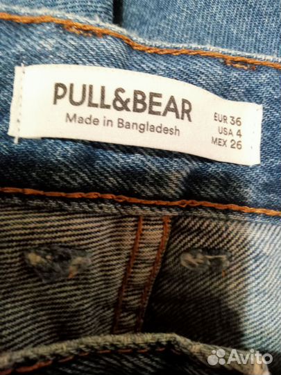 Джинсы pull and bear серия MOM