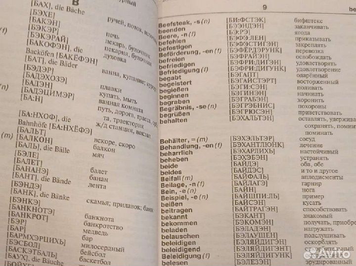 Немецко-русский словарь для начинающих