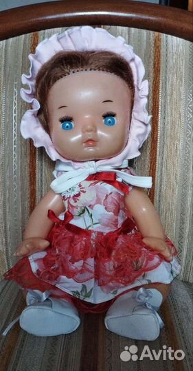 Кукла СССР Анечка пеленашка Кругозор