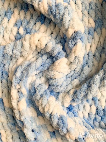 Плед вязанный детский