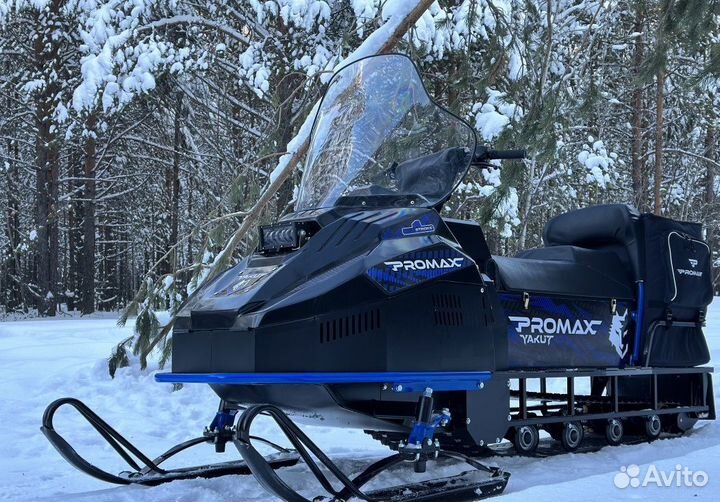 Снегоход promax yakut long 500 4T 15 черн.синий