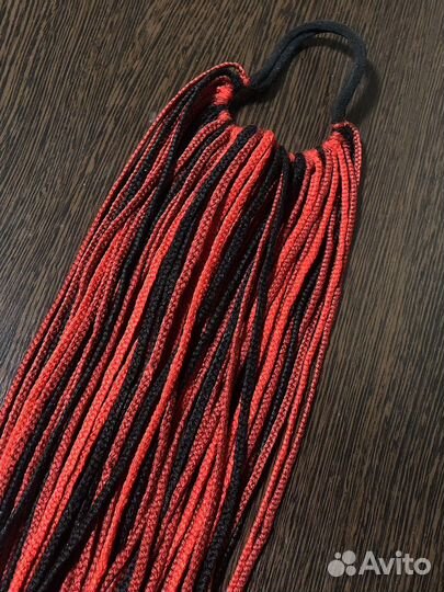 Накладной хвост из косичек зизи