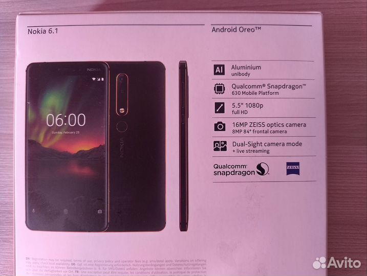 Nokia 6.1, 3/32 ГБ