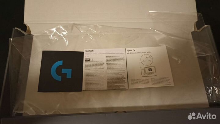 Игровая клавиатура logitech g213, мембранная