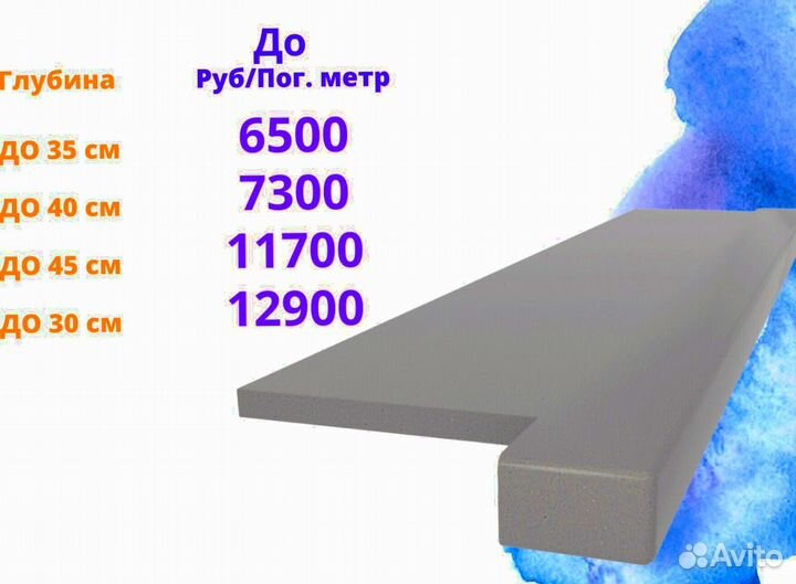 Натуральный подоконник