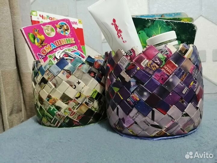 Корзиночки из бумаги