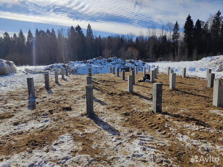 Жб сваи. Забивка свай под фундамент