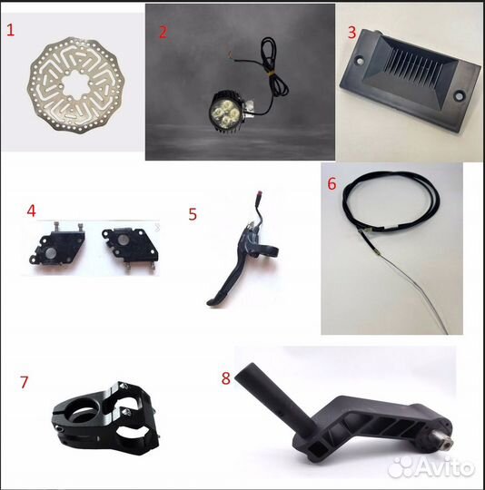 Kugoo G2 Pro разбор запчасти