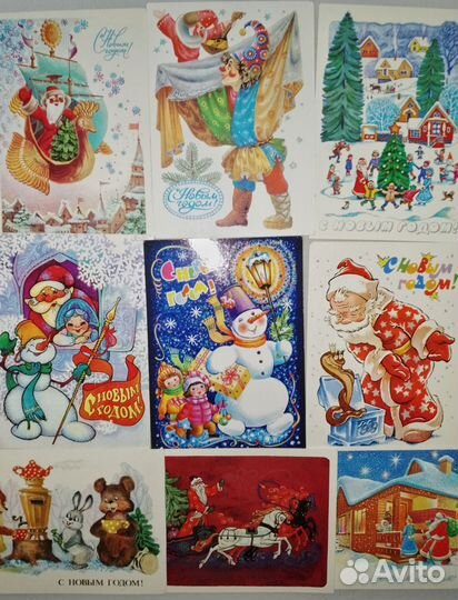 Открытки и конверты советские разные