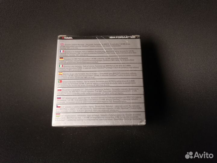 Дискеты Verbatim MF 2HD 3,5 10шт