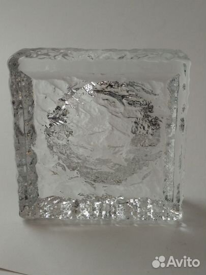 Хрустальная ваза/пепельница Orrefors. Швеция. 70-е