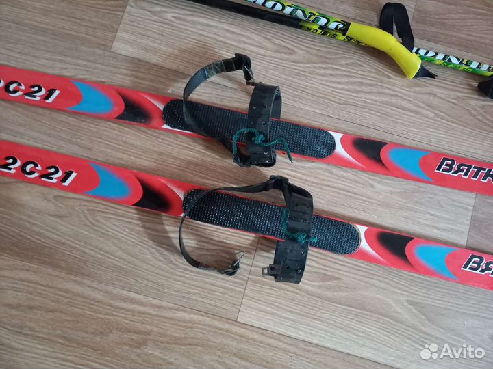 Лыжи детские деревянные3-6лет